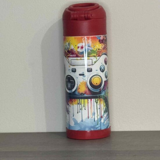 Bouteille enfant tracteur gamer