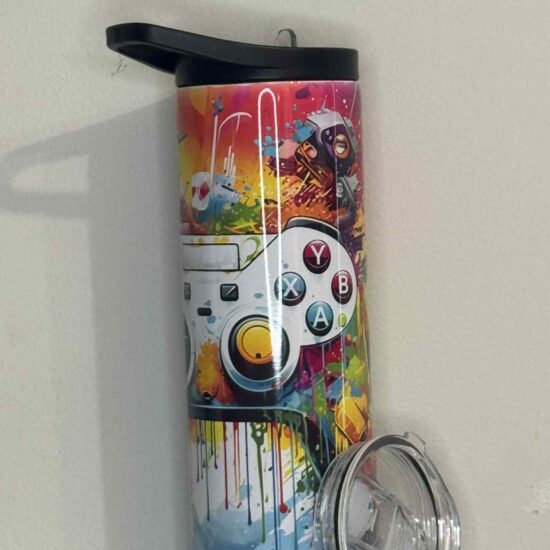 Bouteille isotherme 2 couvercles Gamer Coloré