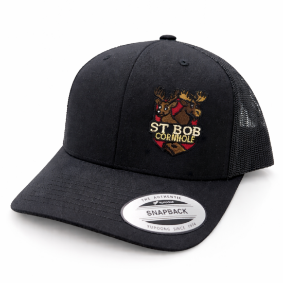 Casquettes noir avec filet St-Bob Cornhole