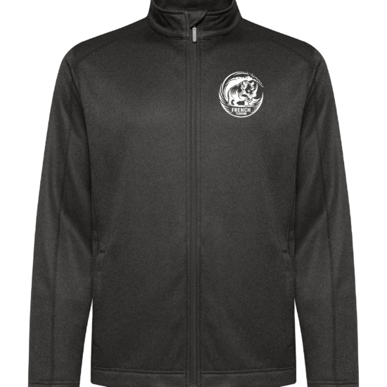 Molleton Homme Gris ZIPPER (100%polyester) - Ketones Exogènes