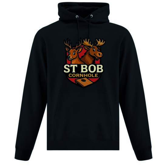 Coton ouaté noir Unisexe - St-Bob Cornhole