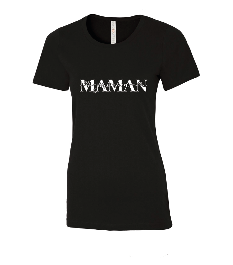 t-shirt maman prenom 1
